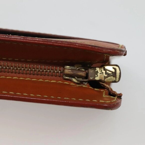 LOUIS VUITTON Epi Pochette Homme Clutch Bag Zipangu Gold M52528 LV Auth 116908 - Picture 8 of 16